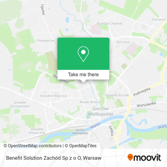 Карта Benefit Solution Zachód Sp z o O