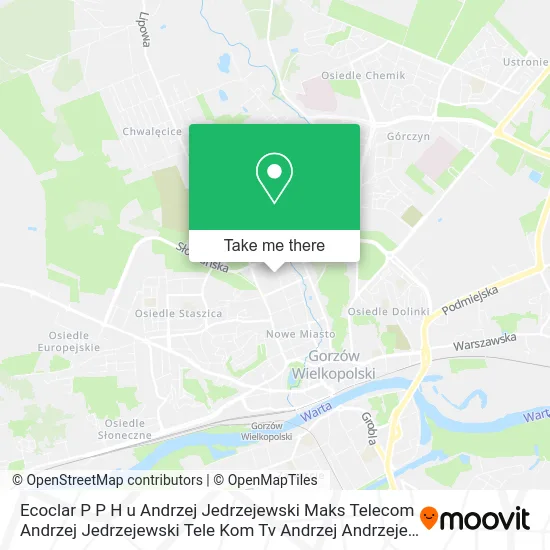 Ecoclar P P H u Andrzej Jedrzejewski Maks Telecom Andrzej Jedrzejewski Tele Kom Tv Andrzej Andrzeje map