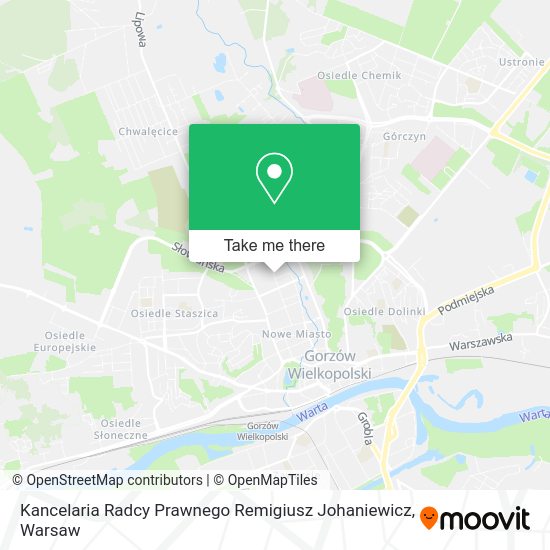 Kancelaria Radcy Prawnego Remigiusz Johaniewicz map