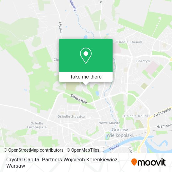 Crystal Capital Partners Wojciech Korenkiewicz map