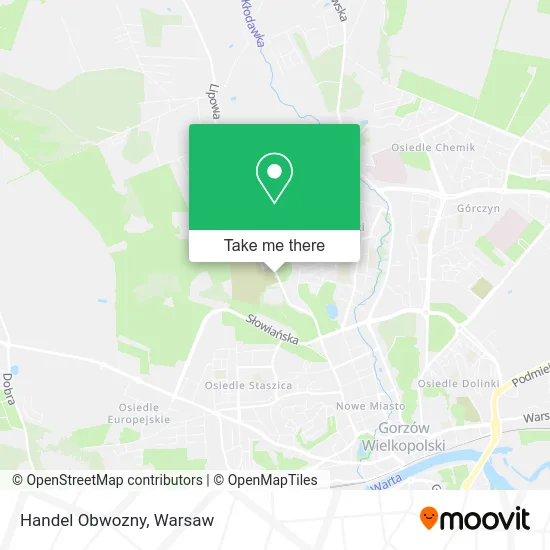 Карта Handel Obwozny