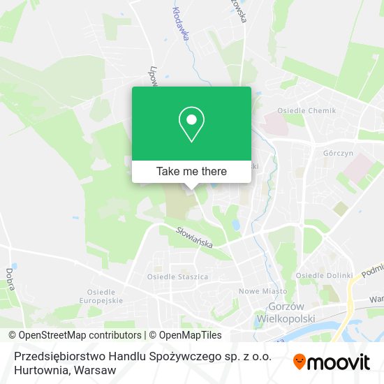 Przedsiębiorstwo Handlu Spożywczego sp. z o.o. Hurtownia map