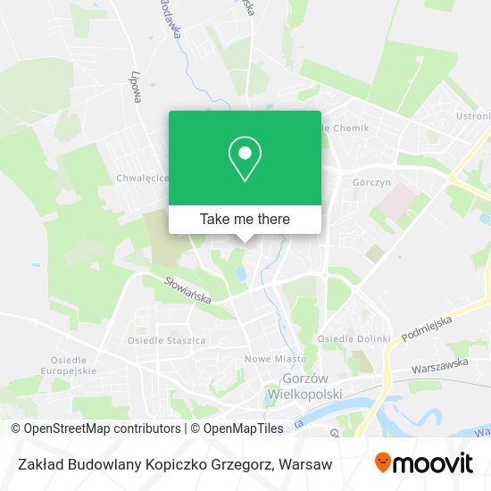 Zakład Budowlany Kopiczko Grzegorz map