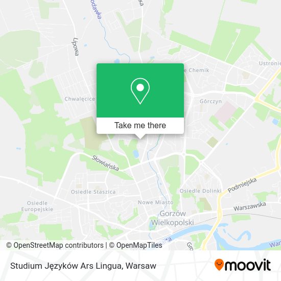 Studium Języków Ars Lingua map