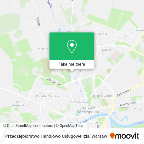 Przedsiębiorstwo Handlowo Usługowe Izis map