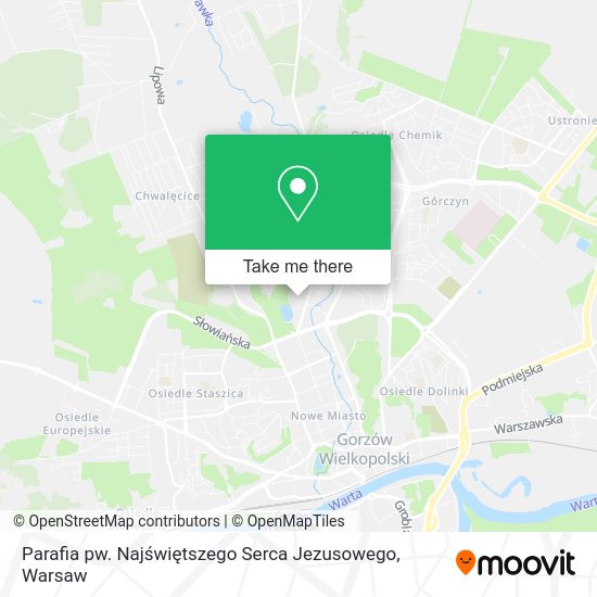 Parafia pw. Najświętszego Serca Jezusowego map