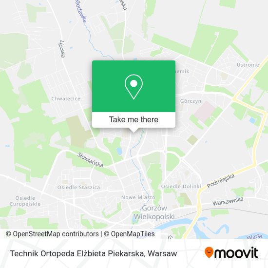 Technik Ortopeda Elżbieta Piekarska map