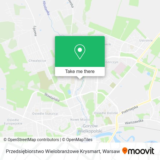 Przedsiębiorstwo Wielobranżowe Krysmart map