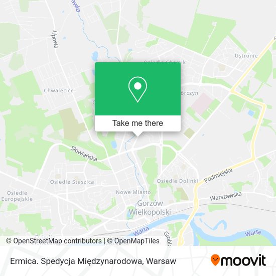 Ermica. Spedycja Międzynarodowa map