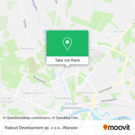 Карта Rajbud Development sp. z o.o.