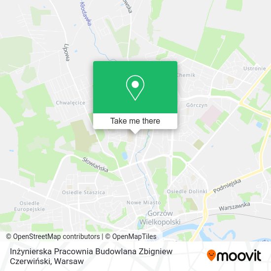 Inżynierska Pracownia Budowlana Zbigniew Czerwiński map