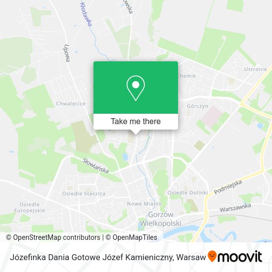 Józefinka Dania Gotowe Józef Kamieniczny map