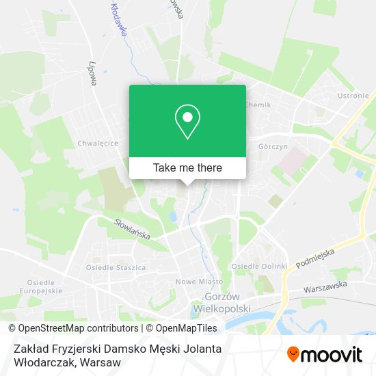 Zakład Fryzjerski Damsko Męski Jolanta Włodarczak map