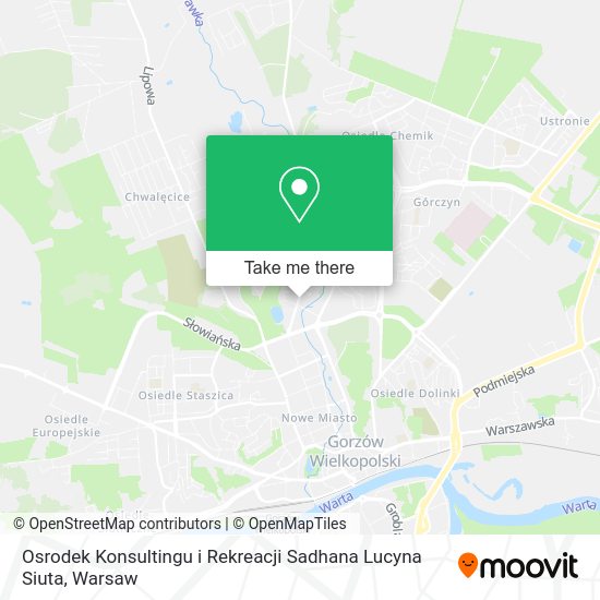 Osrodek Konsultingu i Rekreacji Sadhana Lucyna Siuta map