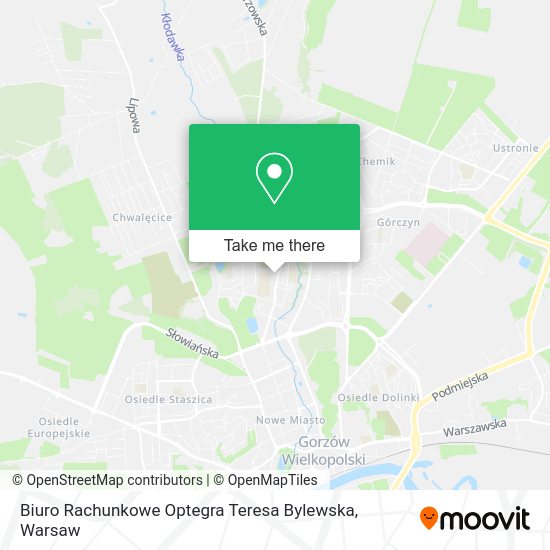 Biuro Rachunkowe Optegra Teresa Bylewska map