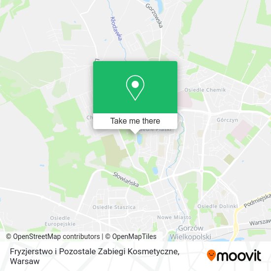 Fryzjerstwo i Pozostale Zabiegi Kosmetyczne map