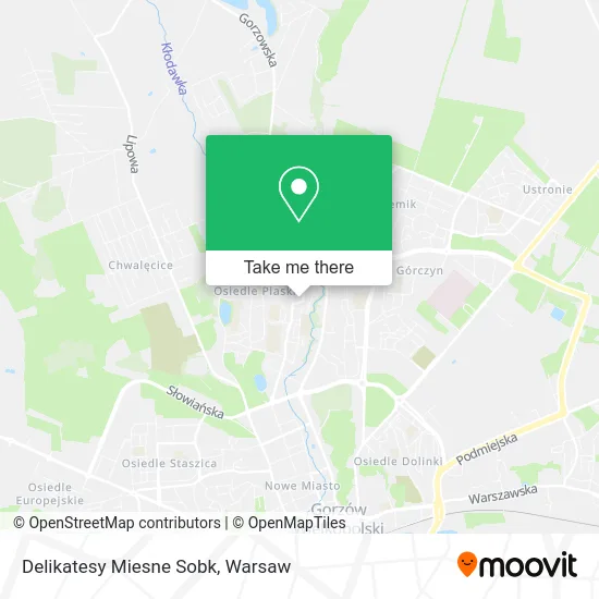 Карта Delikatesy Miesne Sobk