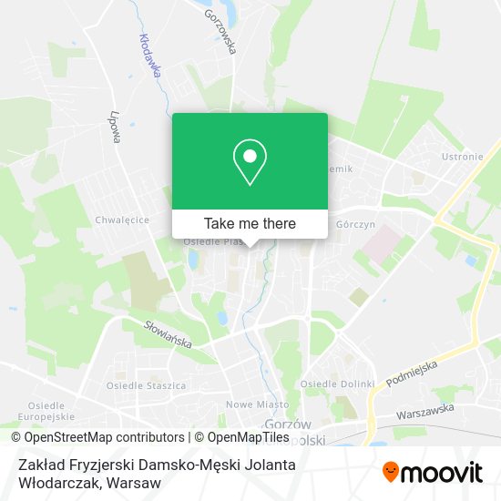 Zakład Fryzjerski Damsko-Męski Jolanta Włodarczak map