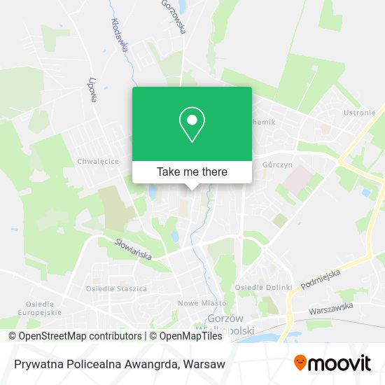 Prywatna Policealna Awangrda map