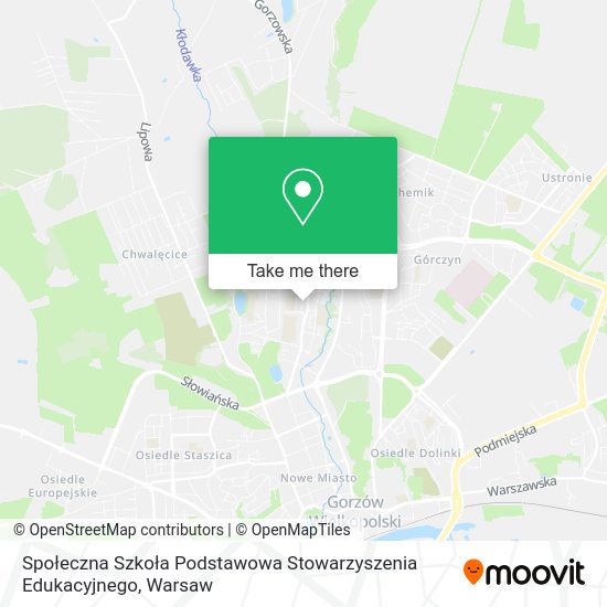 Społeczna Szkoła Podstawowa Stowarzyszenia Edukacyjnego map