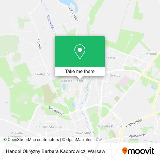 Handel Okrężny Barbara Kacprowicz map