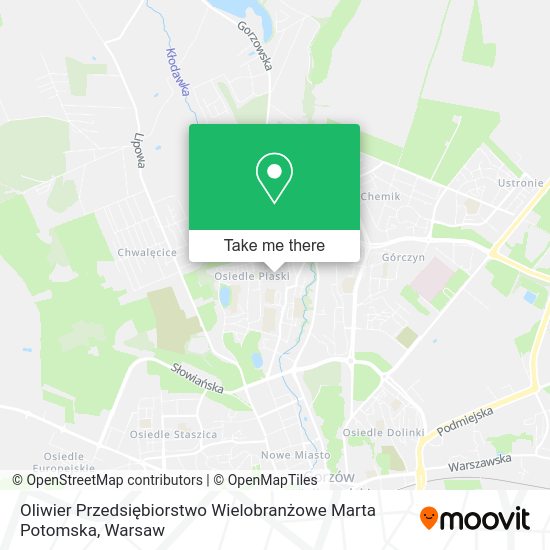 Oliwier Przedsiębiorstwo Wielobranżowe Marta Potomska map