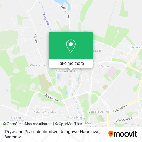 Prywatne Przedsiebiorstwo Uslugowo Handlowe map