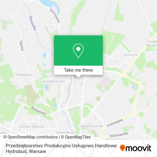 Przedsiębiorstwo Produkcyjno Usługowo Handlowe Hydrobud map