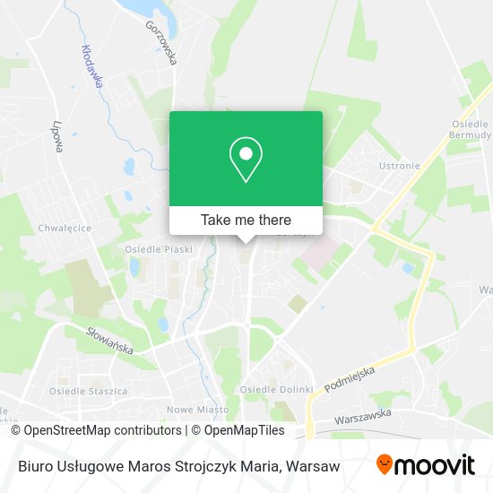 Biuro Usługowe Maros Strojczyk Maria map