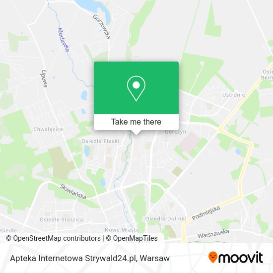 Apteka Internetowa Strywald24.pl map