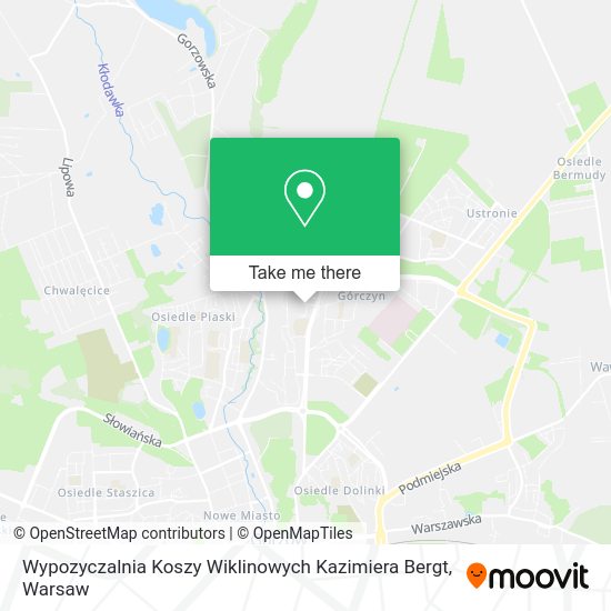 Wypozyczalnia Koszy Wiklinowych Kazimiera Bergt map