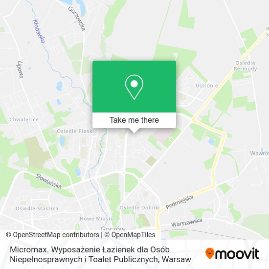 Micromax. Wyposażenie Łazienek dla Osób Niepełnosprawnych i Toalet Publicznych map