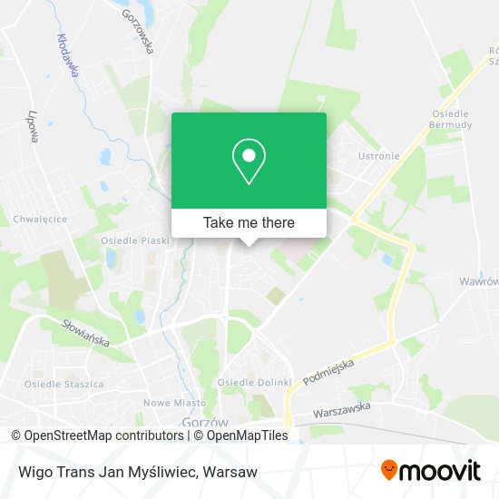 Wigo Trans Jan Myśliwiec map