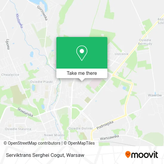 Карта Serviktrans Serghei Cogut