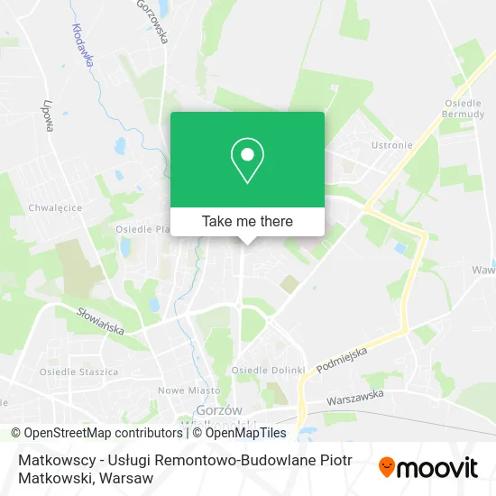 Карта Matkowscy - Usługi Remontowo-Budowlane Piotr Matkowski