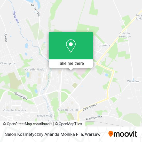 Salon Kosmetyczny Ananda Monika Fila map