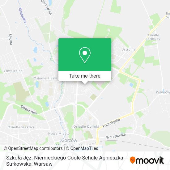 Szkoła Jęz. Niemieckiego Coole Schule Agnieszka Sułkowska map