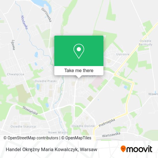 Handel Okrężny Maria Kowalczyk map