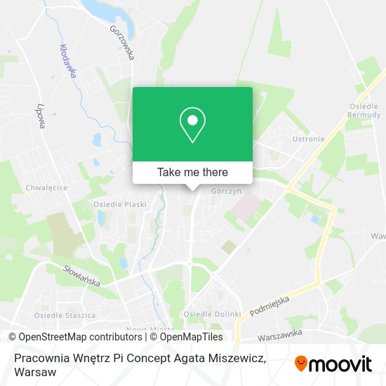 Pracownia Wnętrz Pi Concept Agata Miszewicz map