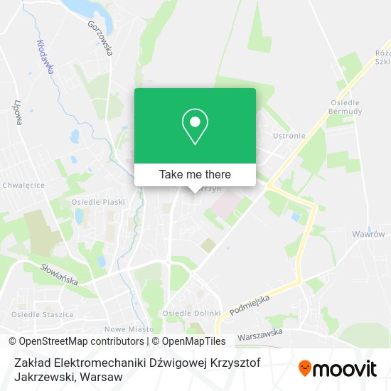 Zakład Elektromechaniki Dźwigowej Krzysztof Jakrzewski map