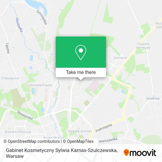 Карта Gabinet Kosmetyczny Sylwia Karnas-Szulczewska