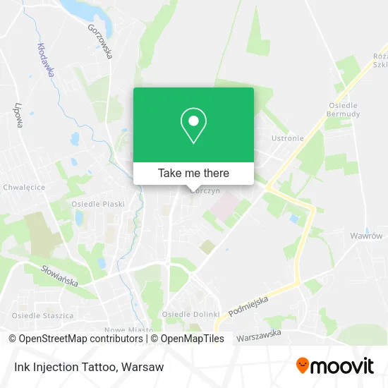 Карта Ink Injection Tattoo