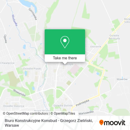 Biuro Konstrukcyjne Konsbud - Grzegorz Zieliński map