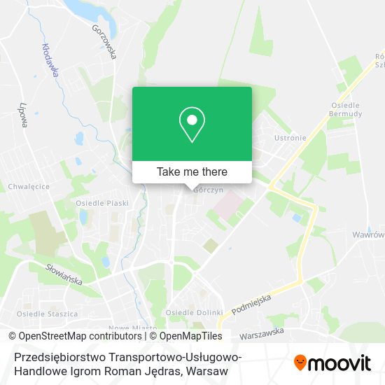 Przedsiębiorstwo Transportowo-Usługowo-Handlowe Igrom Roman Jędras map