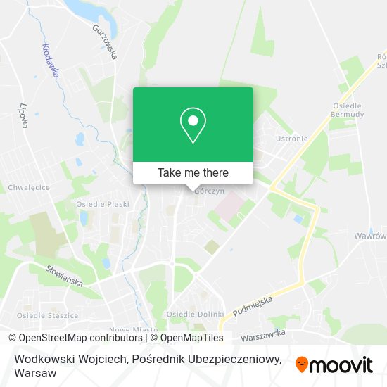 Wodkowski Wojciech, Pośrednik Ubezpieczeniowy map