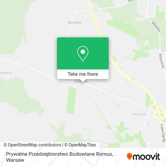 Prywatne Przedsiębiorstwo Budowlane Romus map