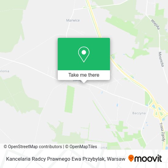 Kancelaria Radcy Prawnego Ewa Przybylak map