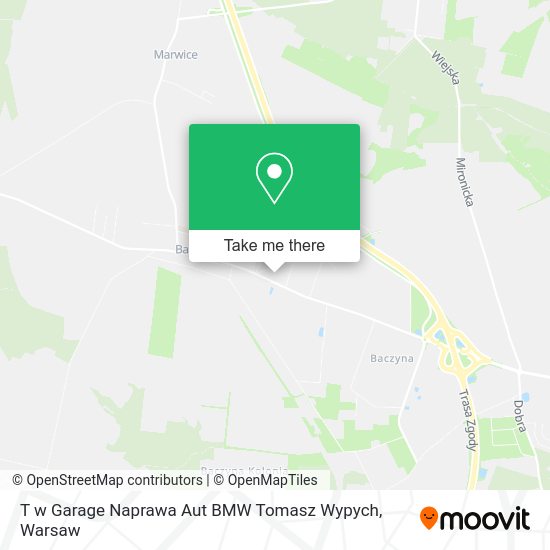 T w Garage Naprawa Aut BMW Tomasz Wypych map