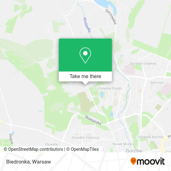 Biedronka map