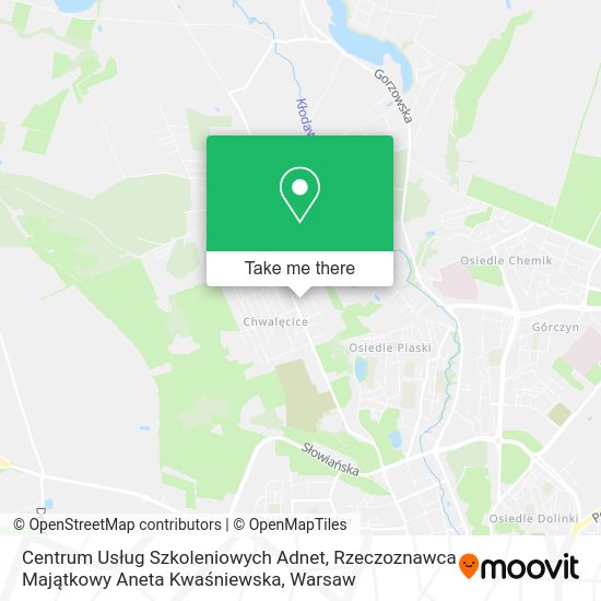 Centrum Usług Szkoleniowych Adnet, Rzeczoznawca Majątkowy Aneta Kwaśniewska map